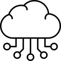 Cloud Computing Vector Icon