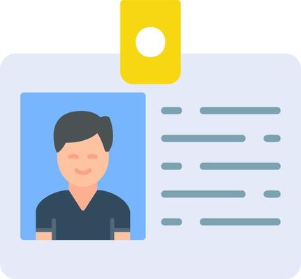 Id Card Vector Icon
