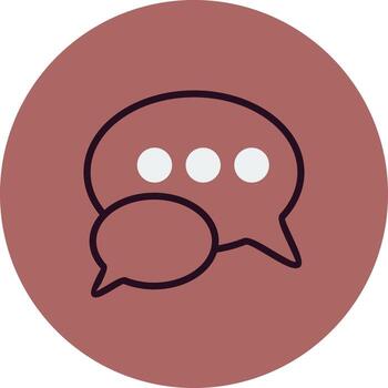 icono de vector de mensajería