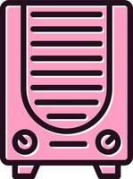 Gas Heater Vector Icon