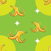 Banana pattern seamless background vector
