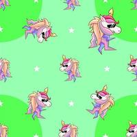 unicorn seamless pattern graphic design vector