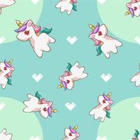 Unicorn seamless pattern graphic design vector