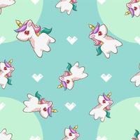 Unicorn seamless pattern graphic design vector