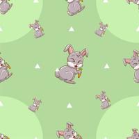 Bunny pattern background seamless vector