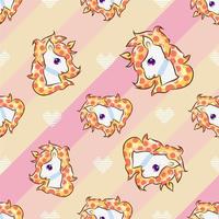 Unicorn seamless pattern graphic design vector