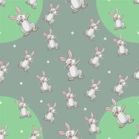 Bunny pattern background seamless vector