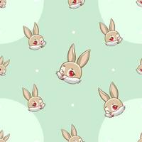 Bunny pattern background seamless vector