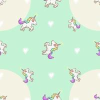 Unicorn seamless pattern graphic design vector