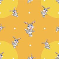Bunny pattern background seamless vector