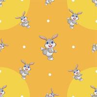 Bunny pattern background seamless vector