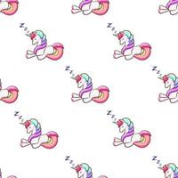 Unicorn seamless pattern graphic design vector