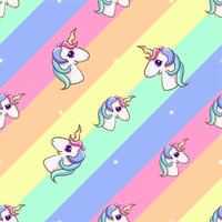 Unicorn seamless pattern graphic design vector