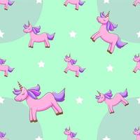 unicorn seamless pattern graphic design vector