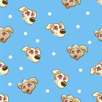 Dog pattern graphic design vector