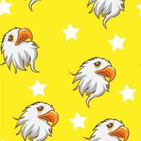 Eagle pattern background seamless vector