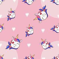 Unicorn seamless pattern graphic design vector