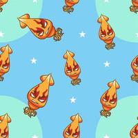 Squid pattern background seamless vector