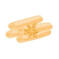 cinnamon and anise vector