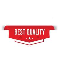 best quality Red Gradient label design vector