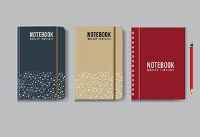 realistic notepad blank Design With Vector