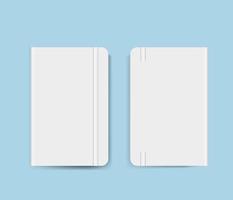 realistic notepad blank Design With Vector