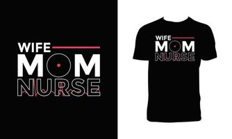 Creative Nurse Vector T Shirt Design.