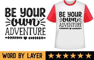 Adventure svg t shirt design vector