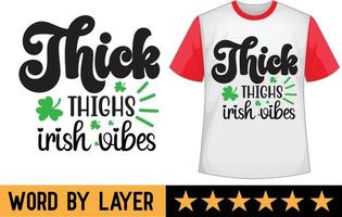 ST.Patrick svg t shirt design vector