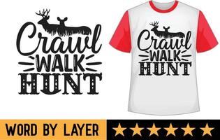 Hunting svg t shirt design vector