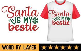 diseño de camiseta de navidad svg vector