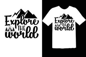 Camping svg t shirt design vector