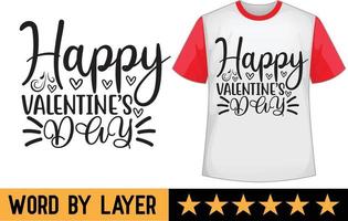 San Valentín día svg t camisa diseño vector