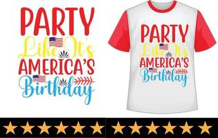 4th of July svg t shirt design vector