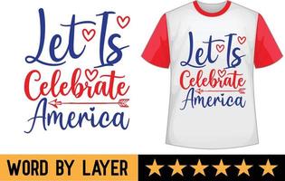 4th of July svg t shirt design vector