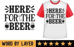 Beer svg t shirt design vector