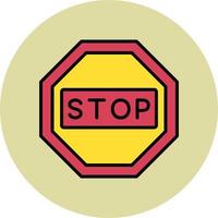 Stop Vector Icon