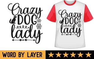 Dog svg t shirt design vector