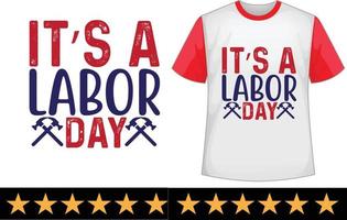 Labor day svg t shirt design vector