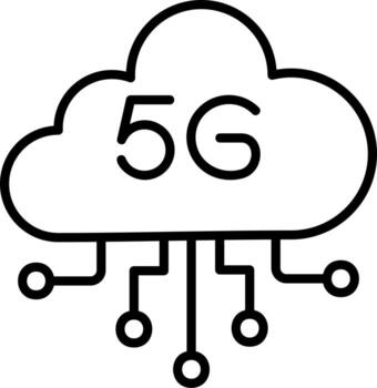 Cloud Computing Vector Icon