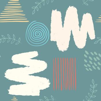 Abstract background with stains, strokes and splashes of paint vector