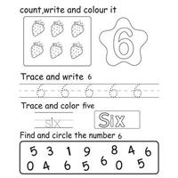 Trace the number vector