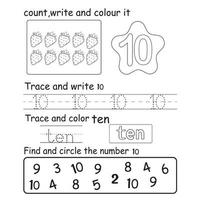 Trace the number vector