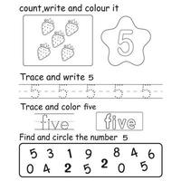 Trace the number vector