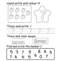 Trace the number vector