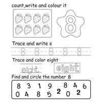 Trace the number vector