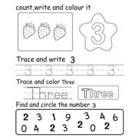 Trace the number vector