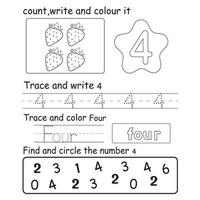 Trace the number vector