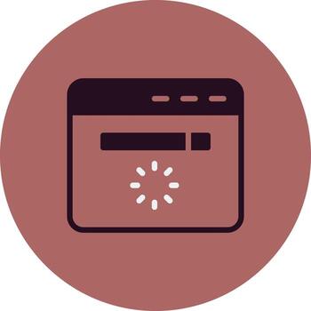 Website Loading Vector Icon