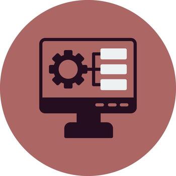 icono de vector de desarrollo de aplicaciones